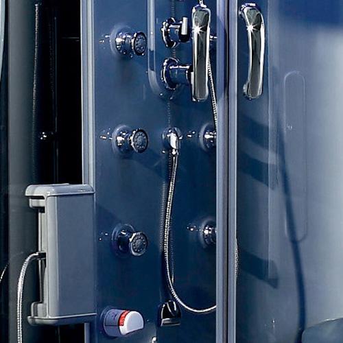 Maya Bath Siena-Gray-Right Steam Shower Steam Shower Maya Bath