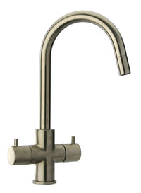 Thumbnail for Latoscana Two Handle Pull-Down Kitchen Faucet In Brushed Nickel Finish Kitchen faucet Latoscana 