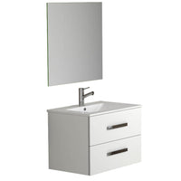 Thumbnail for Eviva Astoria® 28″ Modern Bathroom Vanity with White Integrated Porcelain Sink Vanity Eviva White 