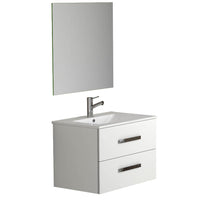 Thumbnail for Eviva Astoria® 28″ Modern Bathroom Vanity with White Integrated Porcelain Sink Vanity Eviva White