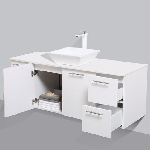 Eviva Luxury 60 Inch Single Sink Bathroom Vanity with Top Bathroom Vanity Eviva