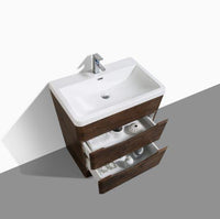 Thumbnail for Eviva Victoria 32″ Modern Bathroom Vanity with White Integrated Acrylic Sink Vanity Eviva