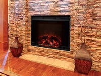 Thumbnail for Touchstone Edge line 28” LED Fireplace Firebox Insert Wall Mounted Electric Electric Fireplace Touchstone 
