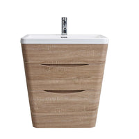 Thumbnail for Eviva Victoria 32″ Modern Bathroom Vanity with White Integrated Acrylic Sink Vanity Eviva White Oak
