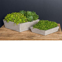 Thumbnail for Campania International Playa Low Tapered Planter Urn/Planter Campania International Square