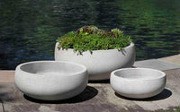 Thumbnail for Campania International Fiber Cement Rio Bowl Urn/Planter Campania International