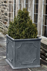 Thumbnail for Campania International Fiber Clay Lg Cumberland Sq Planter Urn/Planter Campania International