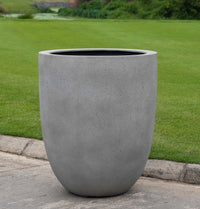 Thumbnail for Campania International Fiber Clay Bradford Planter - (S/5) Urn/Planter Campania International Stone Grey Lite Extra Large