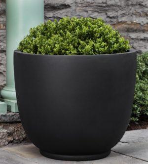 Campania International Fiber Clay Danilo Planter - (S/5) Urn/Planter Campania International Onyx Black Lite Extra Large