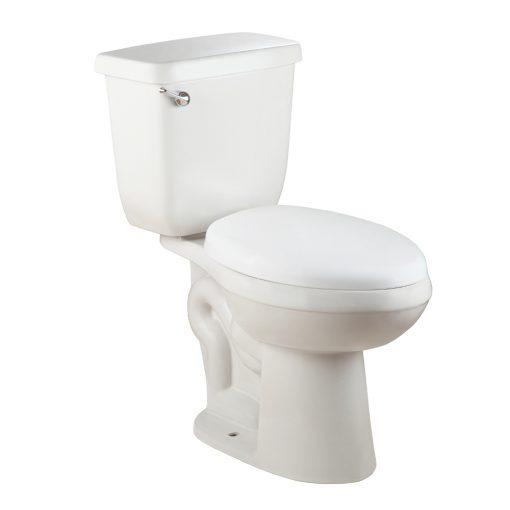 Eviva Tornado® Elongated Cotton White One Piece Toilet with Soft Closing Seat Cover, High efficiency, Water Sense & CUPC certified with the united states plumbing standards Toilets Eviva