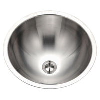 Thumbnail for Houzer CR-1620-1 Opus Series Conical Undermount Stainless Steel Lavatory Sink Bathroom Sink - Undermount Houzer 
