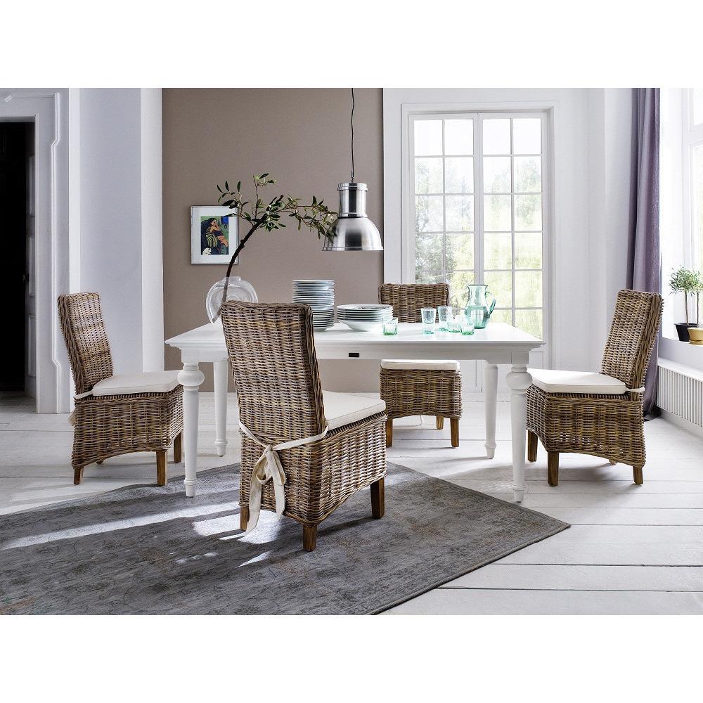 NovaSolo Wickerworks CR14 Morin Dining Chair with cushion (2 units / ship unit) Chair NovaSolo