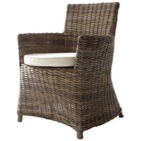 Thumbnail for NovaSolo Wickerworks CR27 Bishop Dining Chair with cushion (2 units / ship unit) Chair NovaSolo