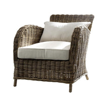 Thumbnail for NovaSolo Wickerworks CR36 Knight Chair with seat & back cushions Chair NovaSolo