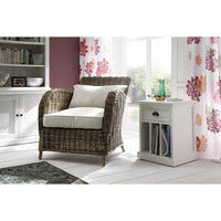 Thumbnail for NovaSolo Wickerworks CR36 Knight Chair with seat & back cushions Chair NovaSolo