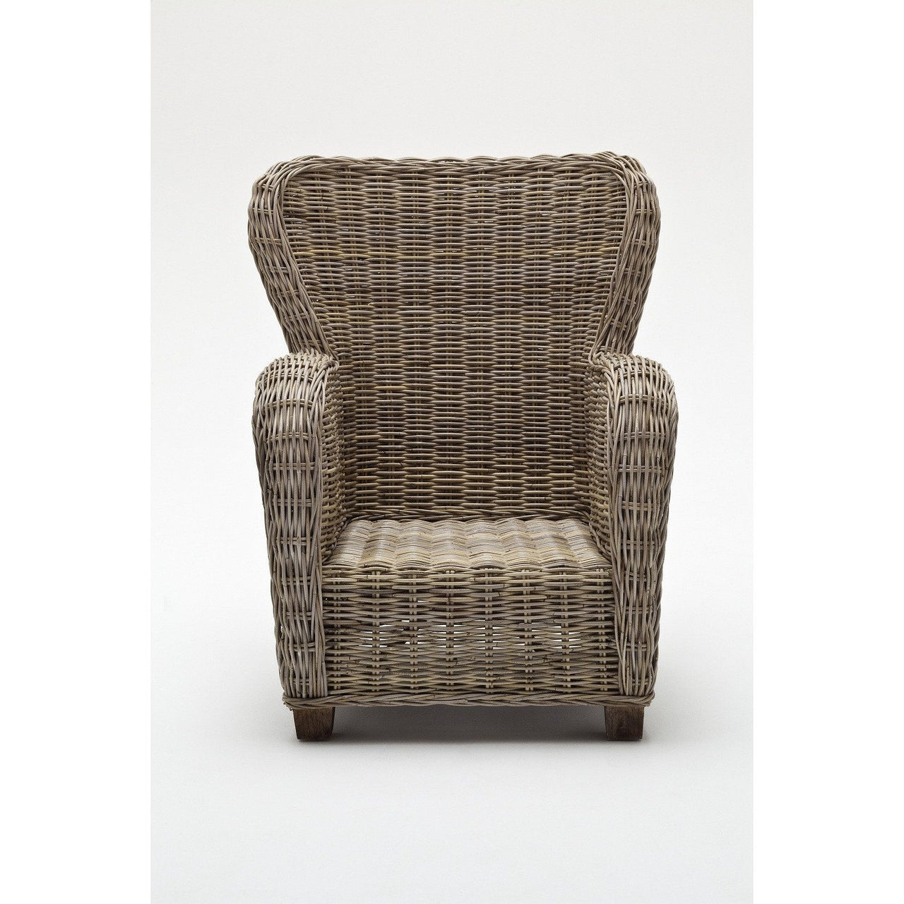 NovaSolo Wickerworks CR42 Queen Chair with seat & back cushions Chair NovaSolo