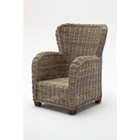 Thumbnail for NovaSolo Wickerworks CR42 Queen Chair with seat & back cushions Chair NovaSolo