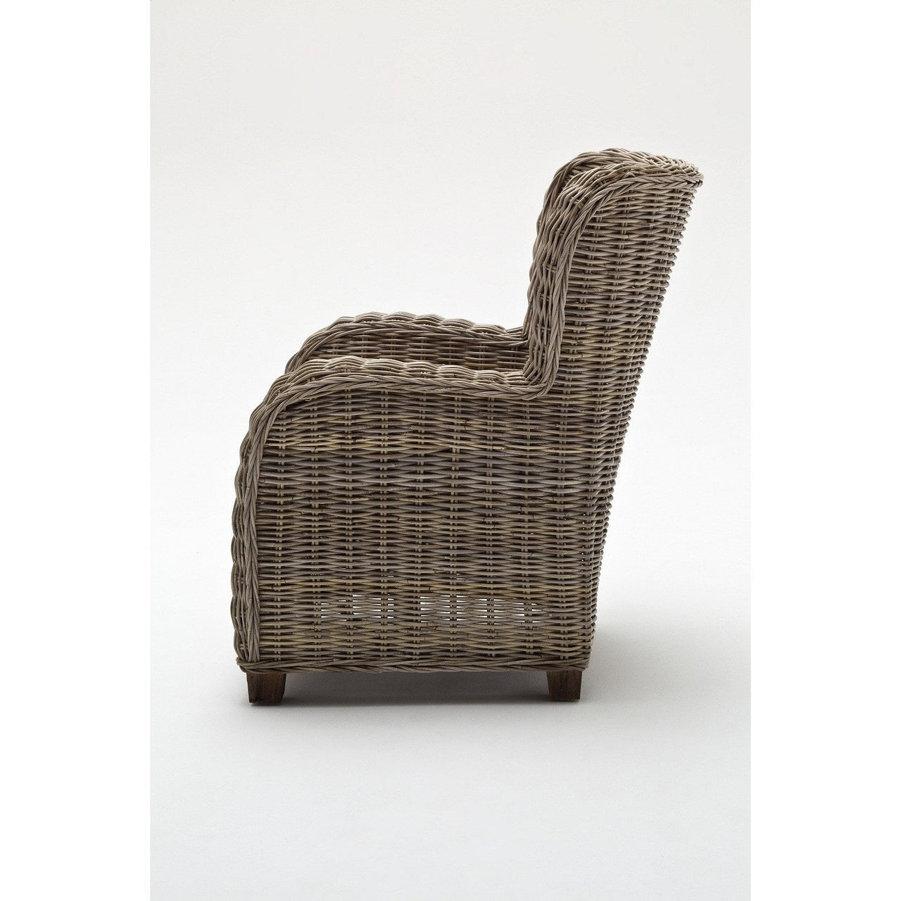NovaSolo Wickerworks CR42 Queen Chair with seat & back cushions Chair NovaSolo