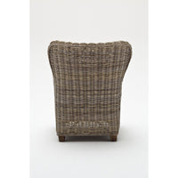 Thumbnail for NovaSolo Wickerworks CR42 Queen Chair with seat & back cushions Chair NovaSolo