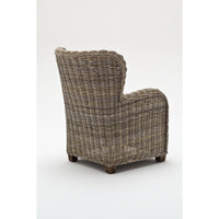 Thumbnail for NovaSolo Wickerworks CR42 Queen Chair with seat & back cushions Chair NovaSolo