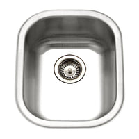 Thumbnail for Houzer CS-1407-1 Club Series Undermount Medium Bowl Bar/Prep Sink Bar Sink - Undermount Houzer 