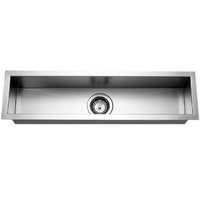 Thumbnail for Houzer CTB-3285 Contempo Trough Series Undermount Stainless Steel Bar/Prep Sink Bar Sink - Undermount Houzer