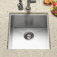 Thumbnail for Houzer CTR-1700 Contempo Series Undermount Stainless Steel Bowl Bar/Prep Sink Bar Sink - Undermount Houzer
