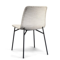 Thumbnail for Ella Modern Dining Chair with Matte Black Steel Legs for Kitchen, Living Room and Dining Room (Set of 2, Beige Upholstered Seat) Dining Chair Gingko