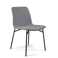 Thumbnail for Ella Modern Dining Chair with Matte Black Steel Legs for Kitchen, Living Room and Dining Room (Set of 2, Beige Upholstered Seat) Dining Chair Gingko