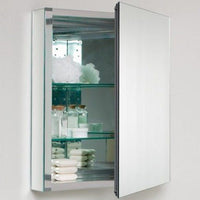 Thumbnail for Eviva Lazy 20 inch all mirror wall mount/recessed medicine cabinet with no lights Bathroom Vanity Eviva