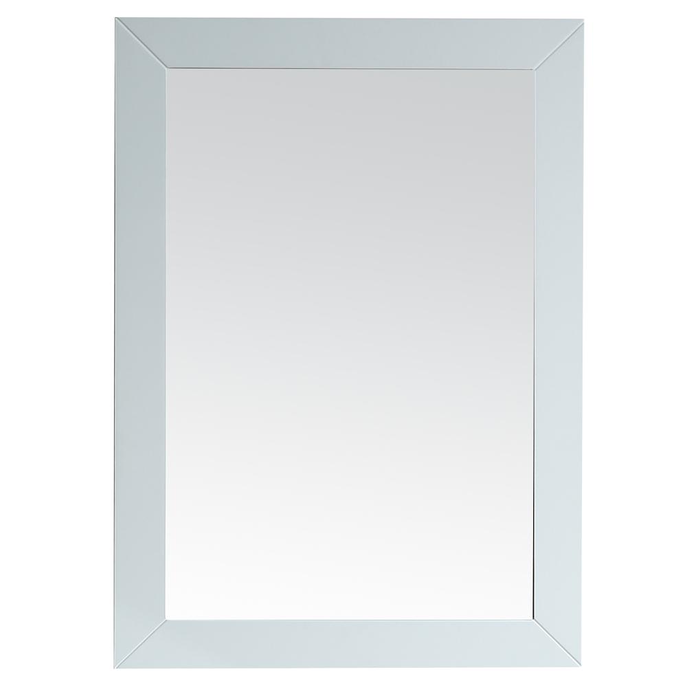 Eviva Acclaim Transitional Bathroom Vanity Mirror Bathroom Vanity Eviva White 