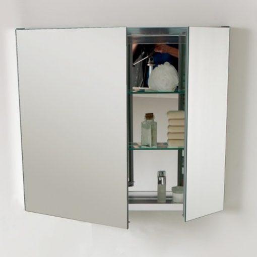 Eviva Lazy 30 inch Mirror Medicine Cabinet with No Light Bathroom Vanity Eviva 