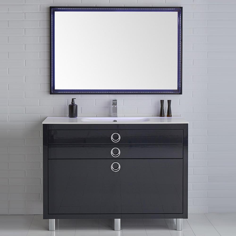 Fresca Platinum Due 48" Modern Stylish Bathroom Vanity Glossy Cobalt Blue Base Vanity Fresca