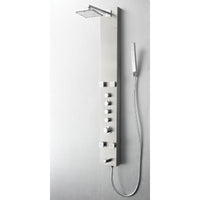 Thumbnail for Fresca Pavia Stainless Steel (Brushed Silver) Thermostatic Shower Massage Panel Shower Massage Panel Fresca