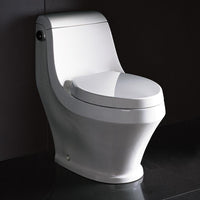Thumbnail for Fresca Volna One-Piece Contemporary Toilet Toilets Fresca