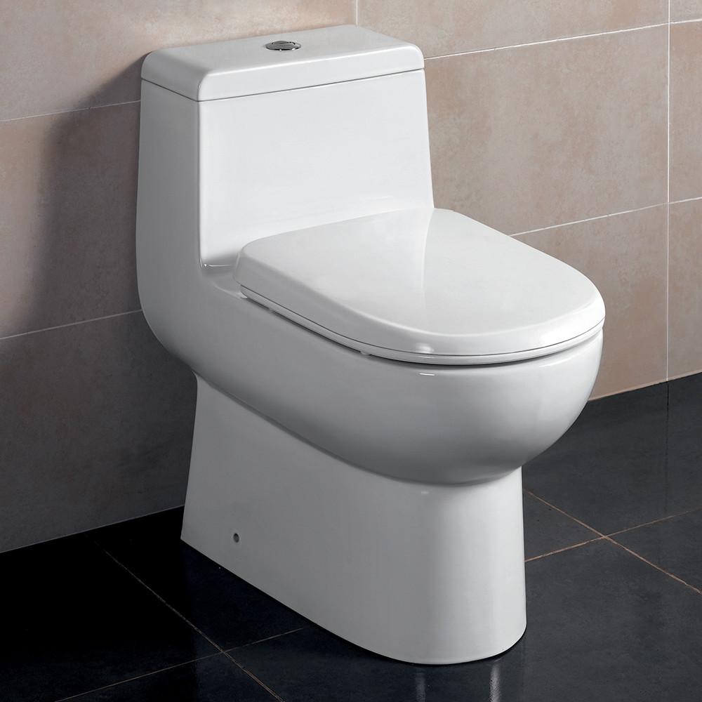 Fresca Antila One-Piece Dual Flush Toilet w/ Soft Close Seat Toilets Fresca