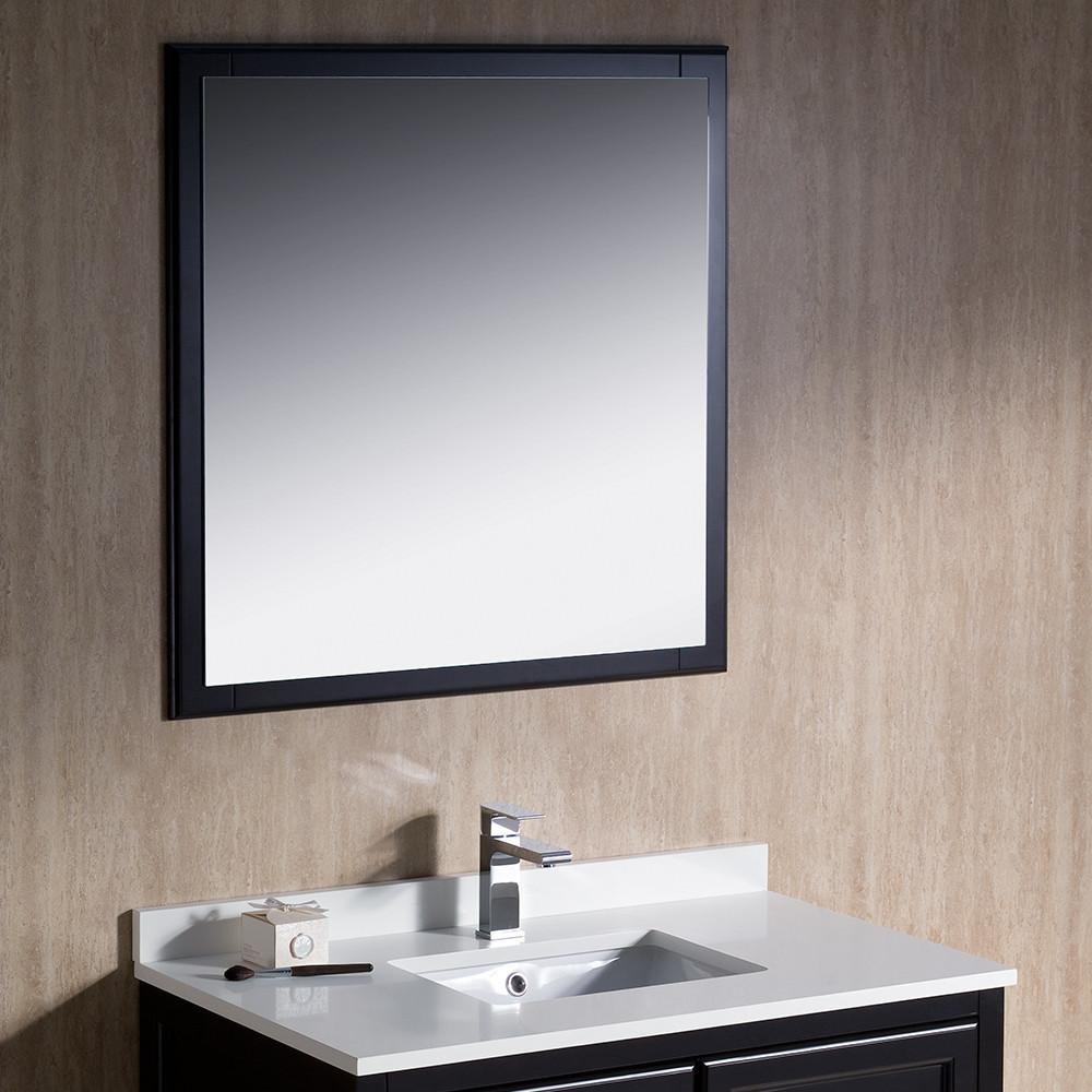 Fresca Oxford 36" Espresso Traditional Bathroom Vanity Free Faucet Vanity Fresca