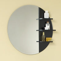 Thumbnail for Fresca Simpatico Espresso Modern Bathroom Vanity w/ Mirror & Shelves Vanity Fresca