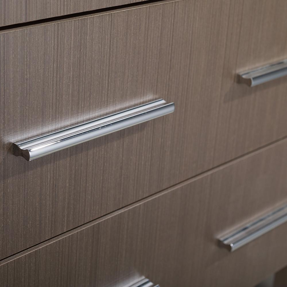 Fresca Torino 24" Gray Oak Modern Bathroom Vanity w/ Integrated Sink Vanity Fresca