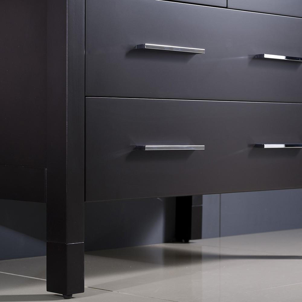 Fresca Torino 30" Espresso Modern Bathroom Vanity w/ Integrated Sink Vanity Fresca