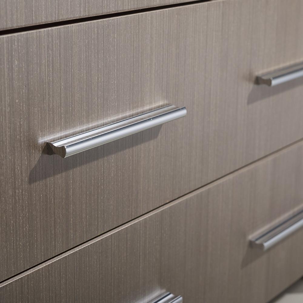 Fresca Torino 30" Gray Oak Modern Bathroom Vanity w/ Vessel Sink Vanity Fresca