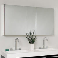 Thumbnail for Fresca Opulento Black Modern Double Sink Bathroom Vanity w/ Medicine Cabinet Vanity Fresca