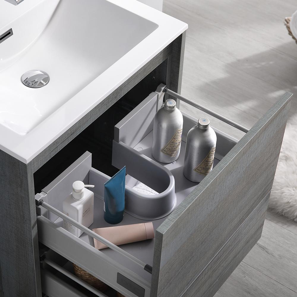 Fresca Catania 24" Wall Hung Modern Bathroom Vanity w/ Medicine Cabinet Vanity Fresca