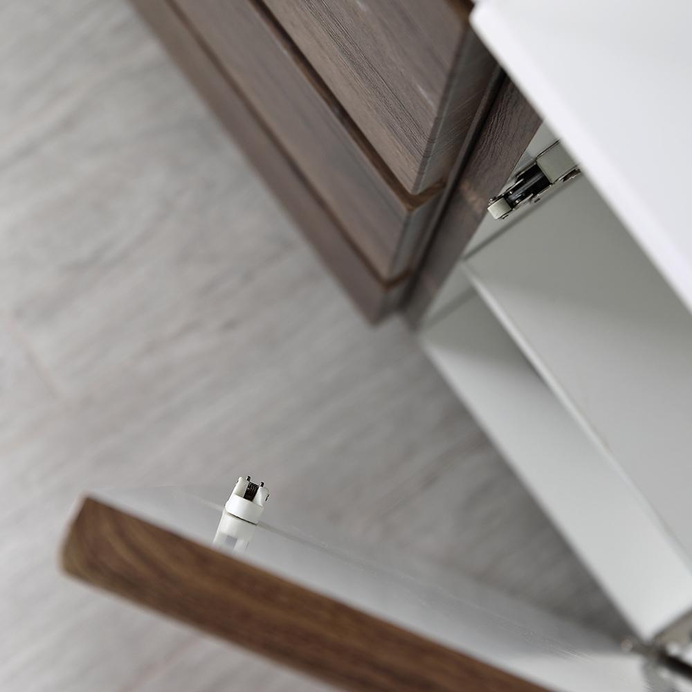 Fresca Lazzaro 84" Free Standing Double Sink Modern Bathroom Vanity w/ Medicine Cabinet Vanity Fresca