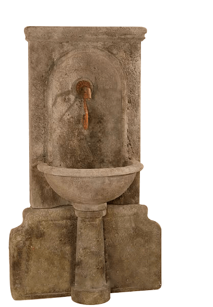 Imperia Antica Wall Outdoor Cast Stone Garden Fountain For Spout Fountain Tuscan
