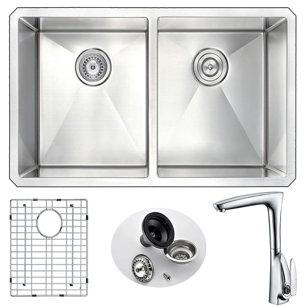 ANZZI VANGUARD Series K32192A-034 Kitchen Sink Kitchen Sink ANZZI