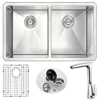 Thumbnail for ANZZI VANGUARD Series K32192A-034 Kitchen Sink Kitchen Sink ANZZI