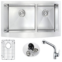 Thumbnail for ANZZI ELYSIAN Series K36203A-040 Kitchen Sink Kitchen Sink ANZZI