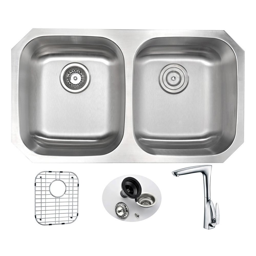 ANZZI MOORE Series KAZ3218-034 Kitchen Sink Kitchen Sink ANZZI