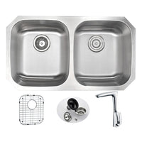 Thumbnail for ANZZI MOORE Series KAZ3218-034 Kitchen Sink Kitchen Sink ANZZI